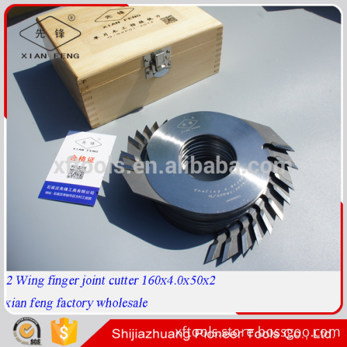 20 Years factory 160x4.0x50x2t finger joint cutter wholesale